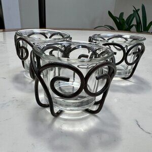 SALE!  Three Retired SLAH Jamestown Candle Holders/Organizers (3)